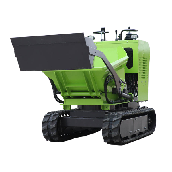 Tracked self - unloading dump truck